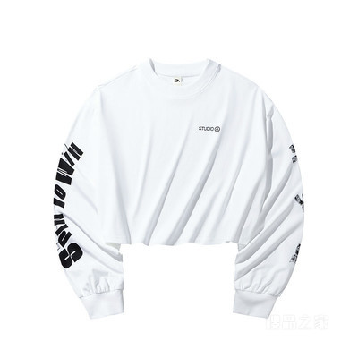 安踏舞蹈女子长袖针织衫