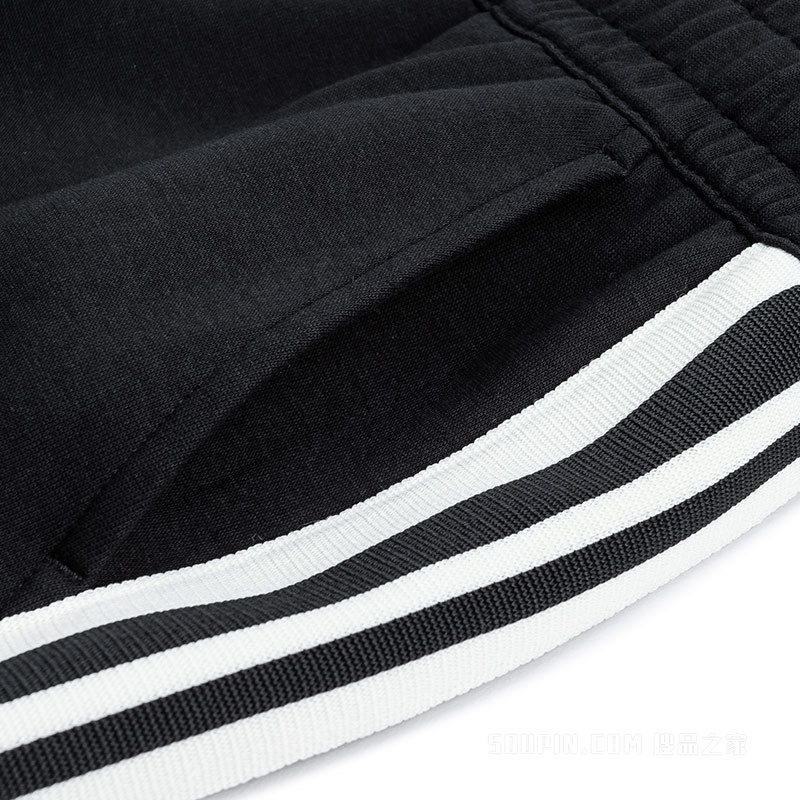 安踏运动复古女子针织运动长裤