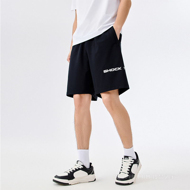 安踏篮球系列男子针织五分裤