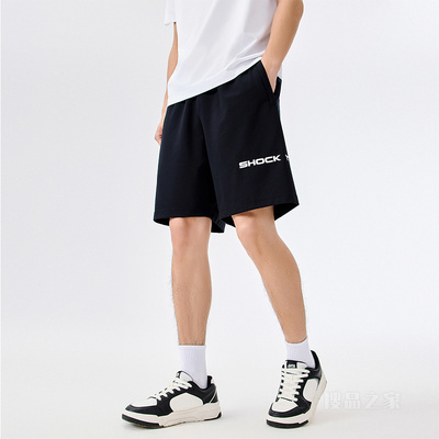 安踏篮球系列男子针织五分裤