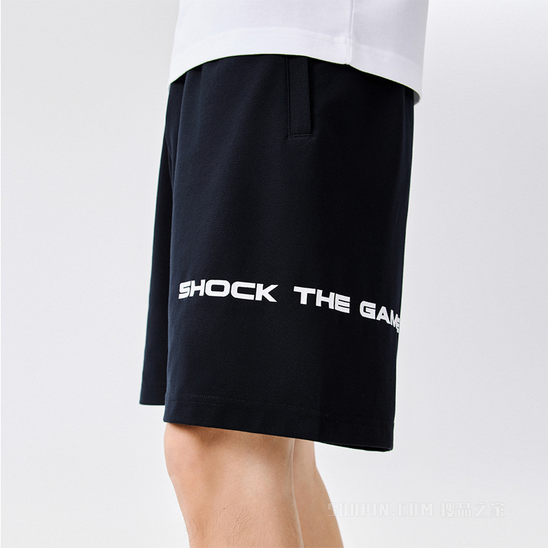 安踏篮球系列男子针织五分裤