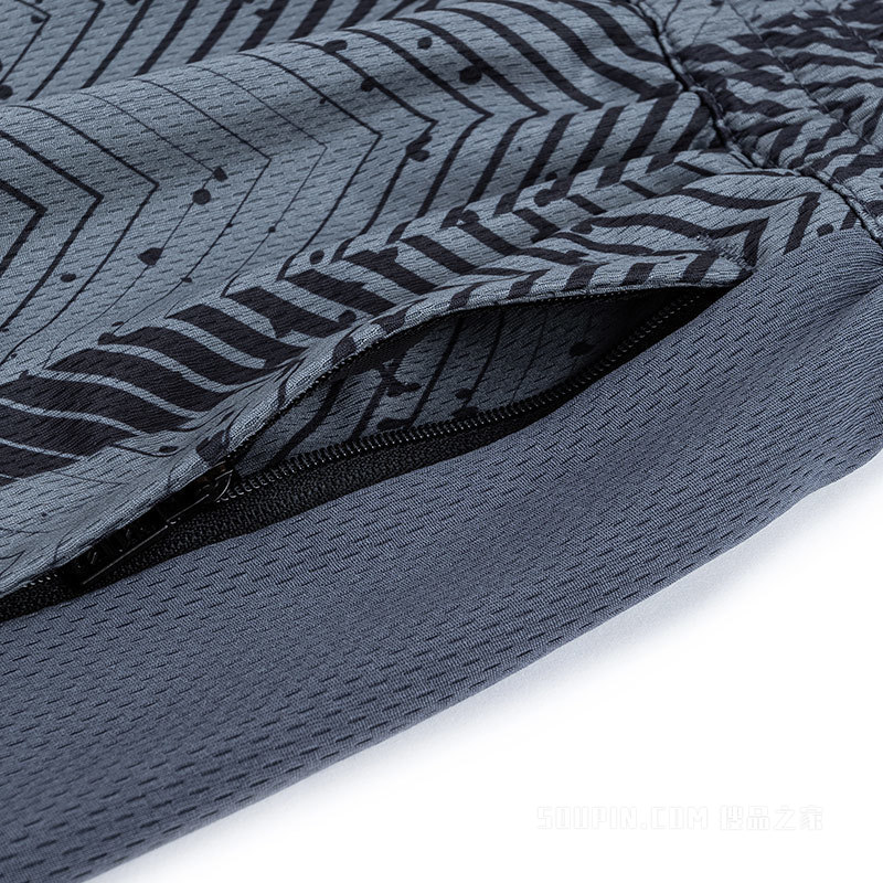 安踏KT吸湿速干男子针织比赛短裤