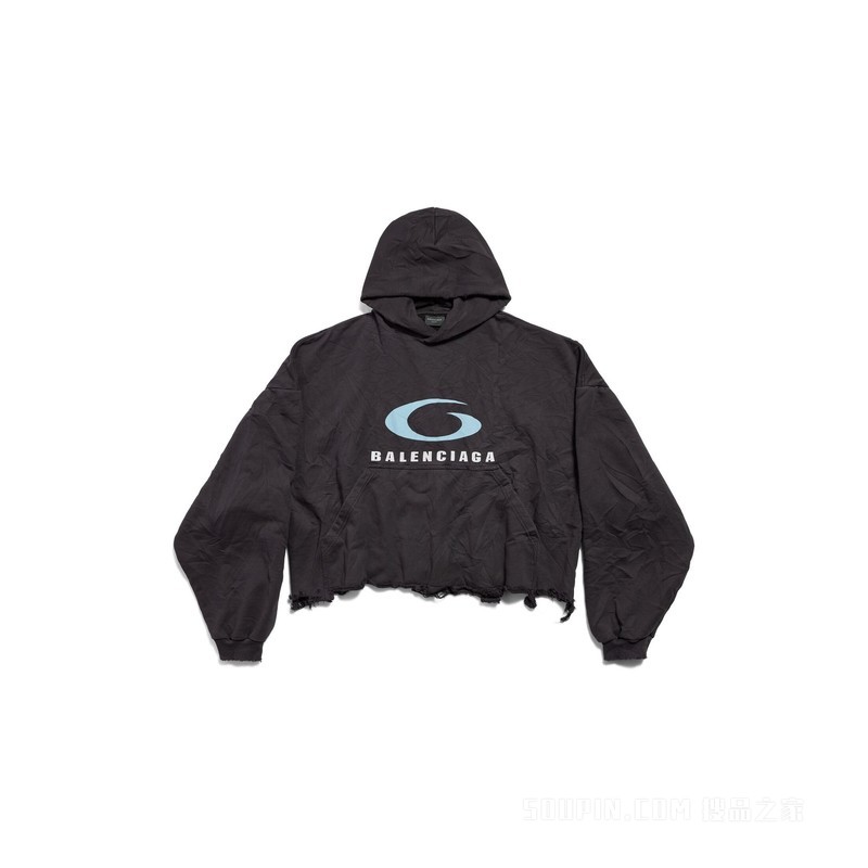 LOOP SPORTS ICON CROPPED HOODIE连帽卫衣