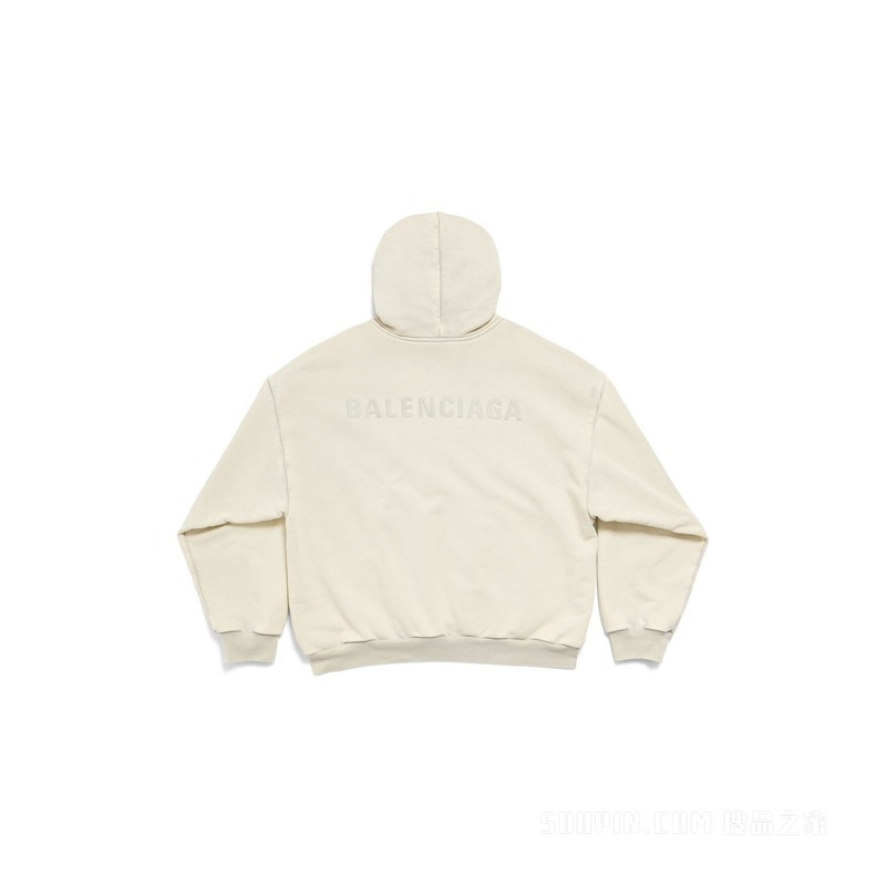 NEW BALENCIAGA BACK HOODIE中号版型连帽卫衣