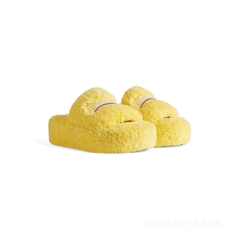 FURRY厚底凉鞋