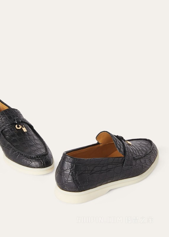 Summer Charms Walk 莫卡辛鞋 染色凯门鳄鱼皮