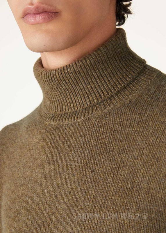 Fobello 男士高领上衣 小羊绒