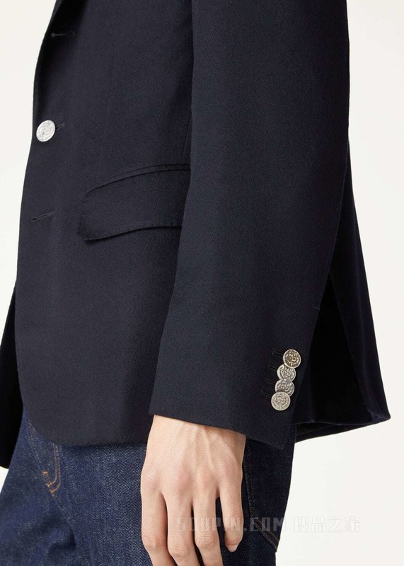 Torino 男士夹克 桑蚕丝, 羊绒