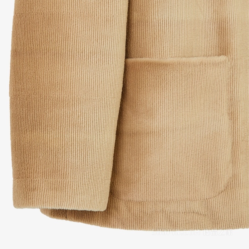 夹克 米色貂毛夹克