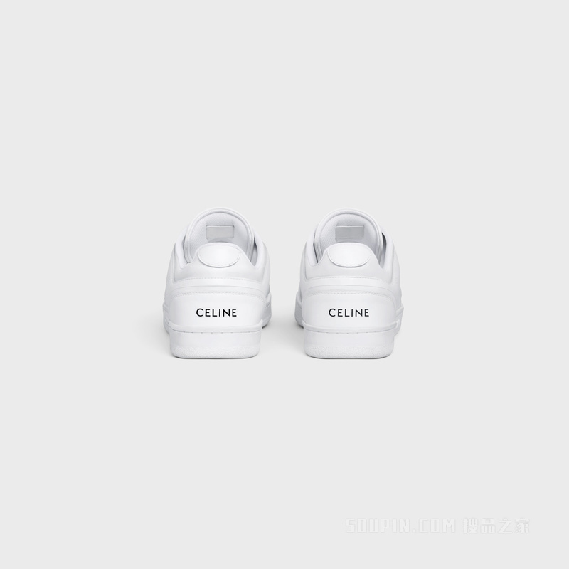 CT-10 CELINE TRAINER 牛皮革低帮系带运动鞋 荧光白-01OP