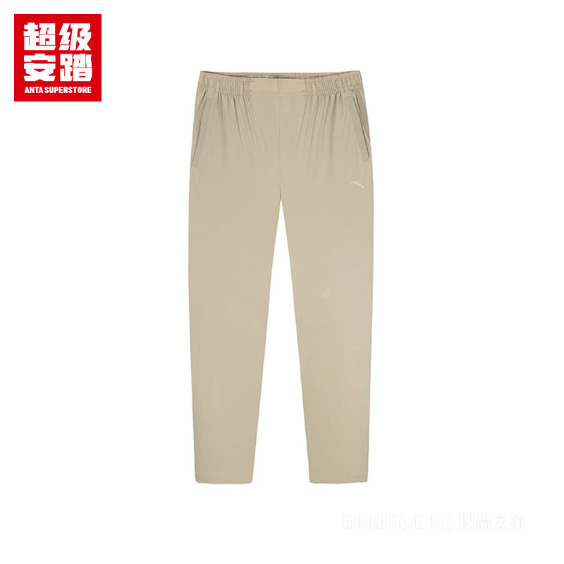 超级安踏综训冰肤透爽男子梭织运动长裤