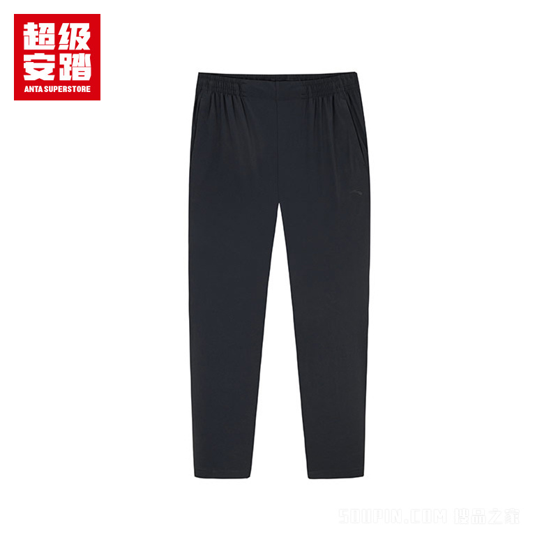 超级安踏综训冰肤透爽男子梭织运动长裤