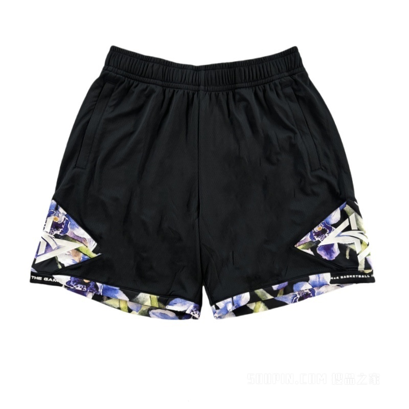 安踏篮球系列男子针织比赛短裤