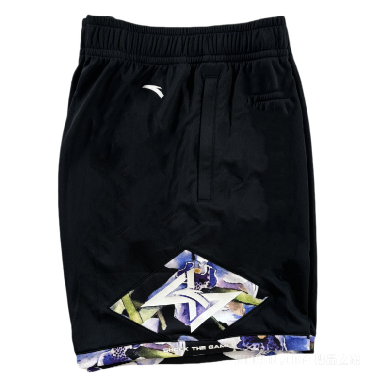 安踏篮球系列男子针织比赛短裤