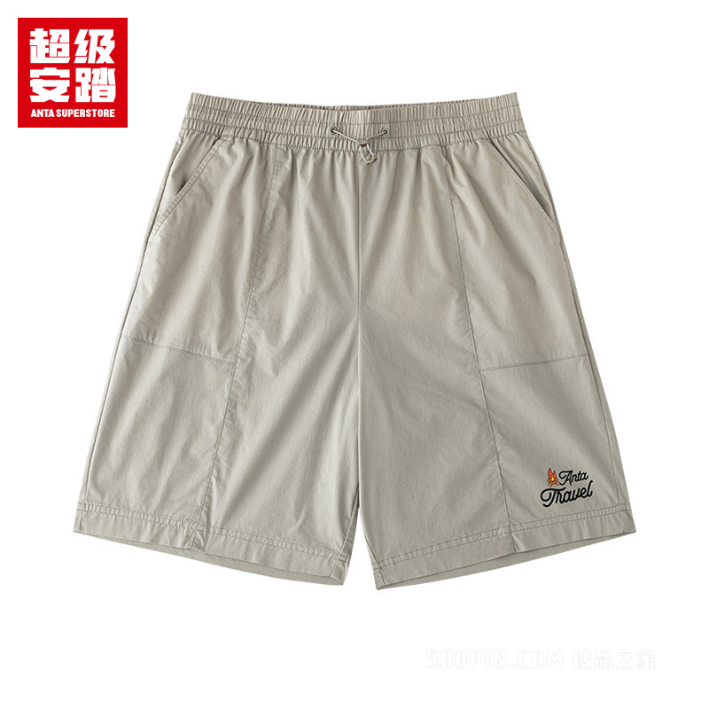 超级安踏经典文化女子梭织五分裤