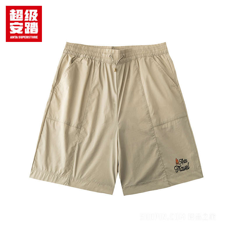 超级安踏经典文化女子梭织五分裤