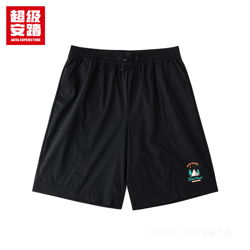 超级安踏经典文化女子梭织五分裤