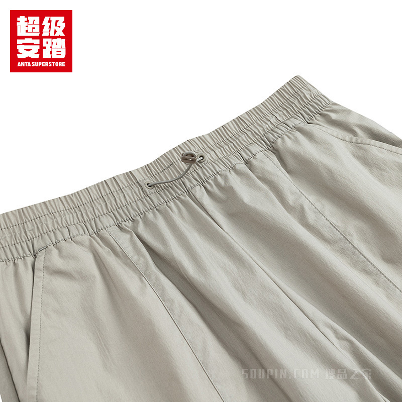 超级安踏经典文化女子梭织五分裤