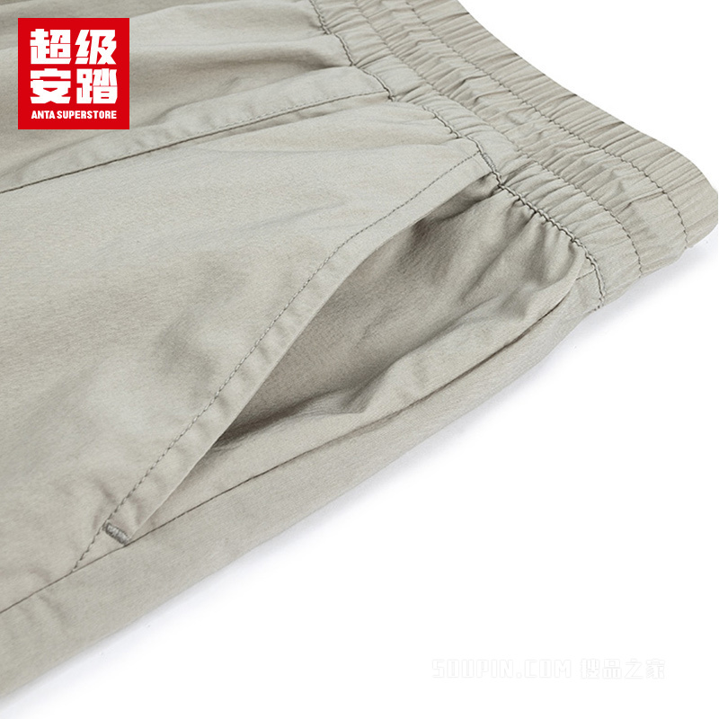 超级安踏经典文化女子梭织五分裤