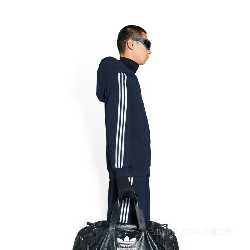 BALENCIAGA / ADIDAS 小号版型拉链 HOODIE 连帽衫