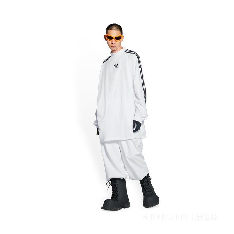 BALENCIAGA / ADIDAS 大廓形长袖T恤