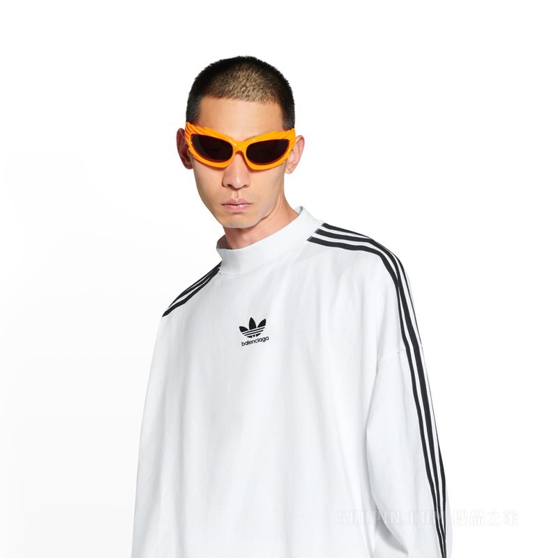 BALENCIAGA / ADIDAS 大廓形长袖T恤