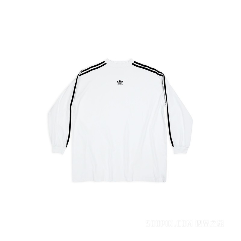 BALENCIAGA / ADIDAS 大廓形长袖T恤