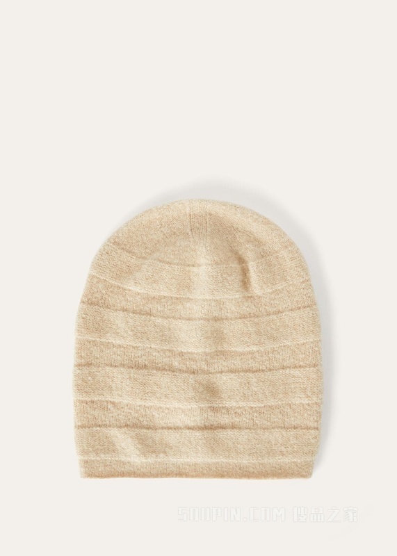 Cocooning便帽 桑蚕丝, 羊绒
