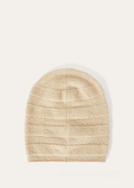 Cocooning便帽 桑蚕丝, 羊绒