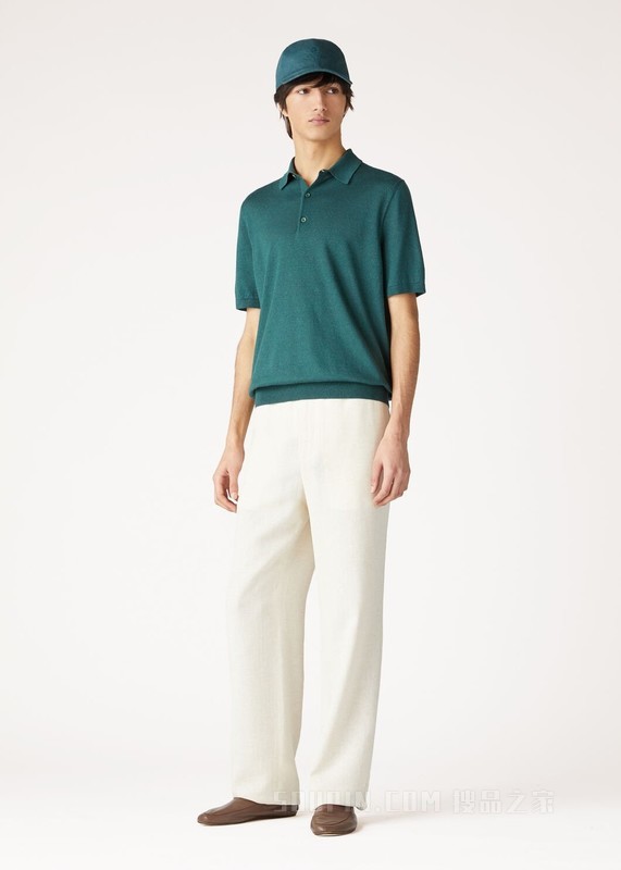 Cruise 男士Polo衫 亚麻, 羊绒