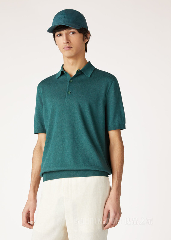 Cruise 男士Polo衫 亚麻, 羊绒
