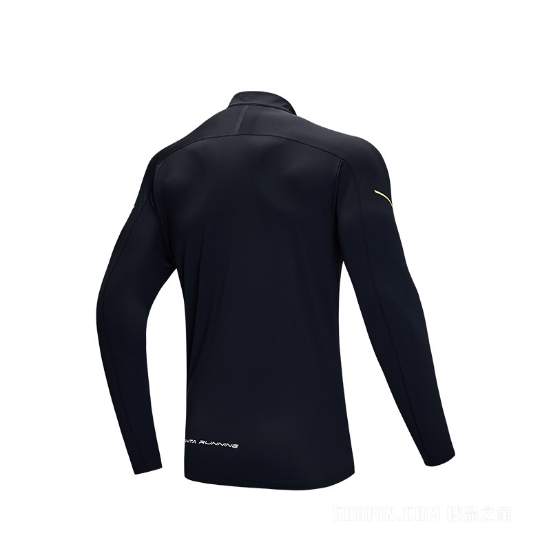安踏进阶跑疾飞速干男子长袖针织衫
