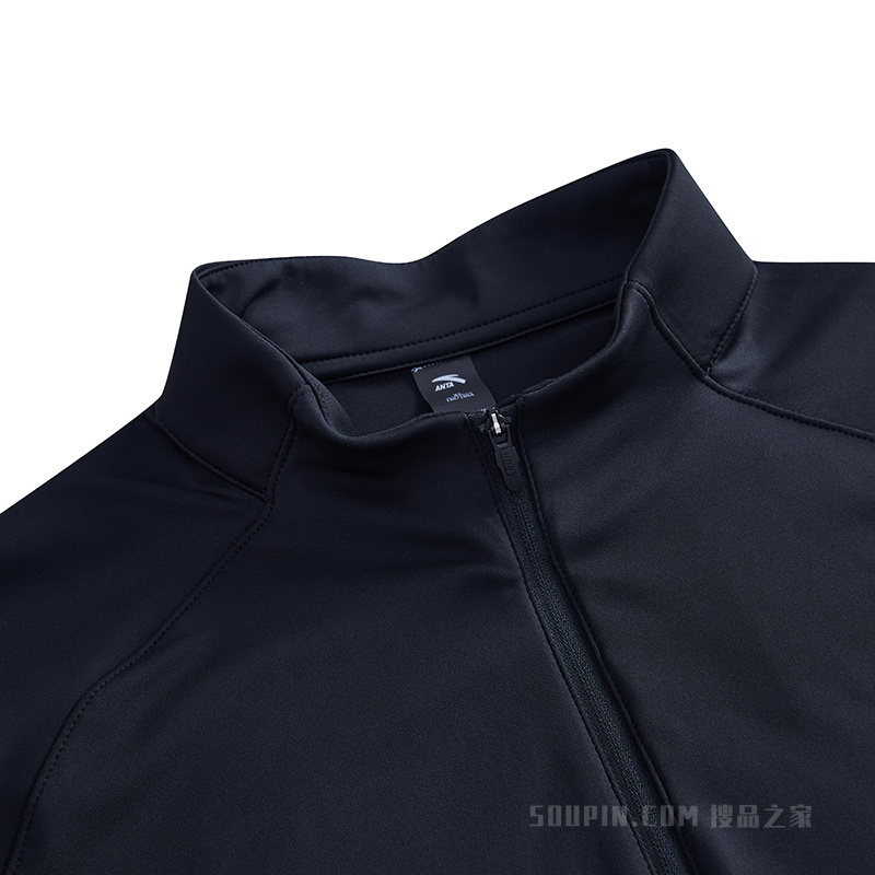 安踏进阶跑疾飞速干男子长袖针织衫