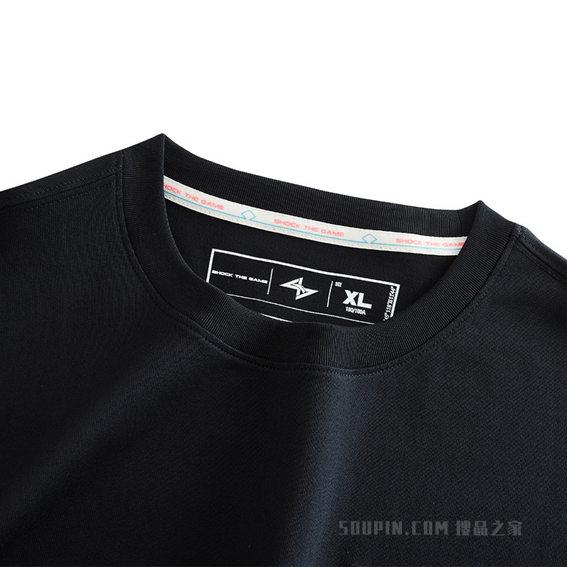 安踏篮球系列冰肤抗菌男子长袖针织衫