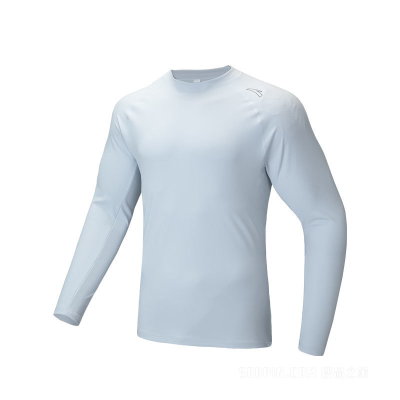 安踏进阶跑舒适保暖男子长袖针织衫