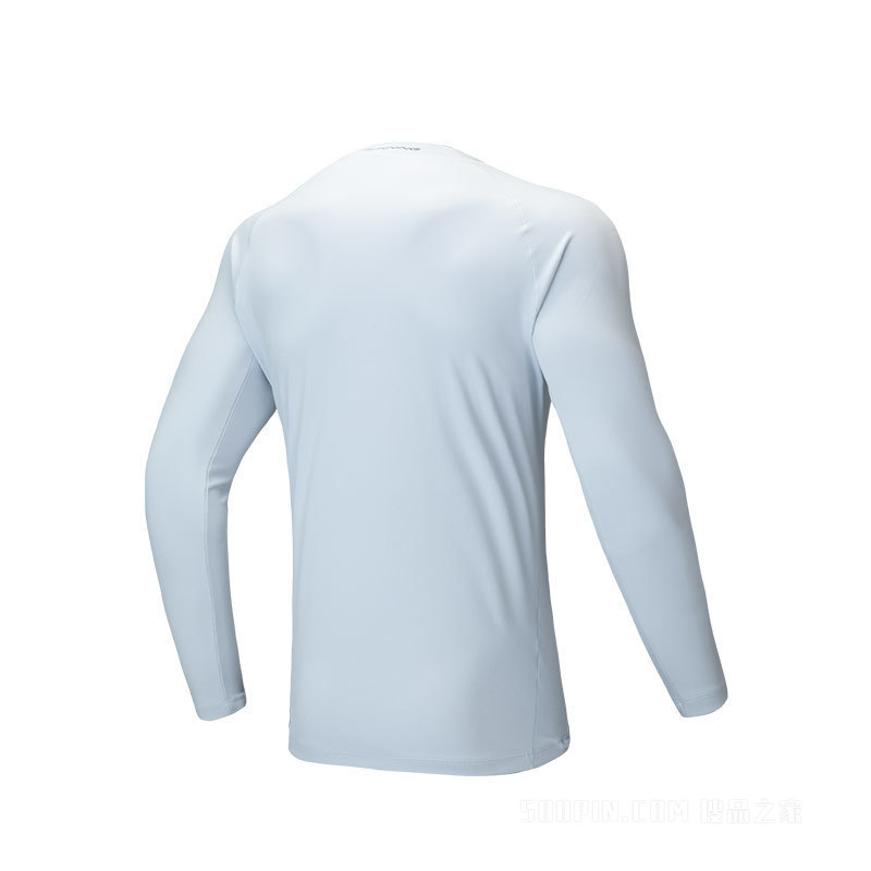 安踏进阶跑舒适保暖男子长袖针织衫