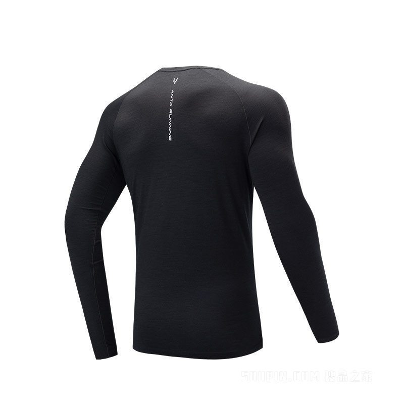 安踏进阶跑男子长袖针织衫