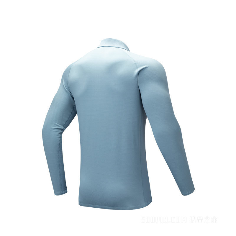 安踏进阶跑男子长袖保暖针织衫