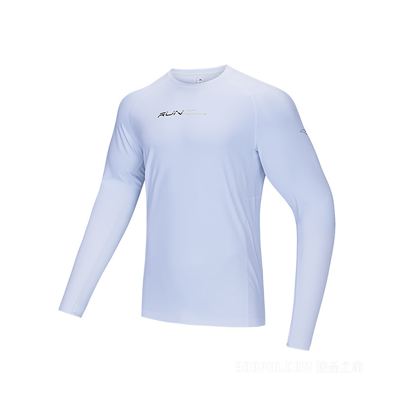 安踏进阶跑男子长袖针织衫