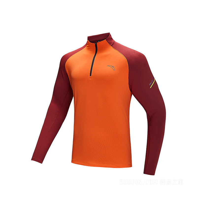 安踏进阶跑男子长袖针织衫