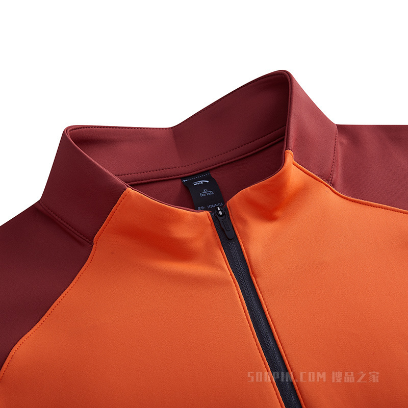 安踏进阶跑男子长袖针织衫