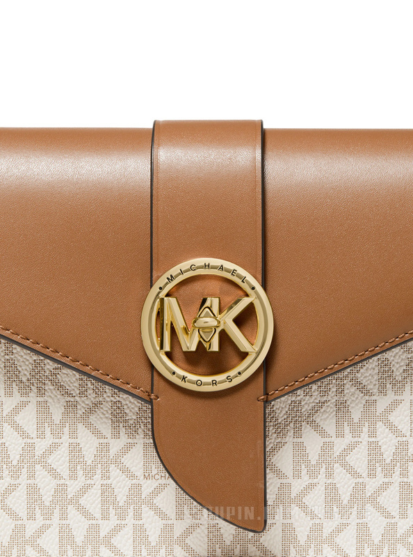 MK Charm 中号老花斜挎包