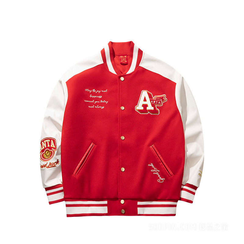 【樊振东同款】安踏好事发生男子棒球夹克外套