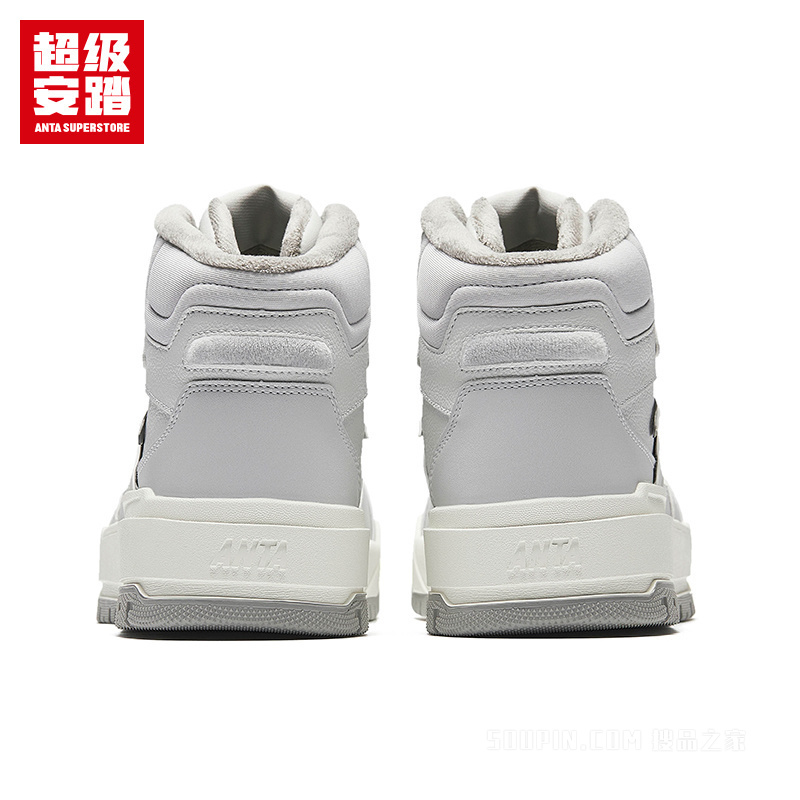 超级安踏982高帮保暖男子板鞋棉鞋