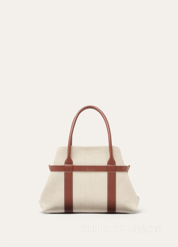 Ghiera Shopper 小号手袋 棉 , 亚麻