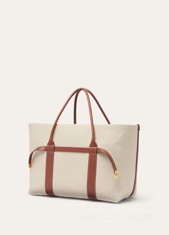 Ghiera Shopper 大号手袋 棉 , 亚麻