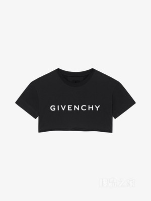 GIVENCHY LOGO短款T恤