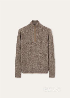 男士半高领针织衫 小羊绒