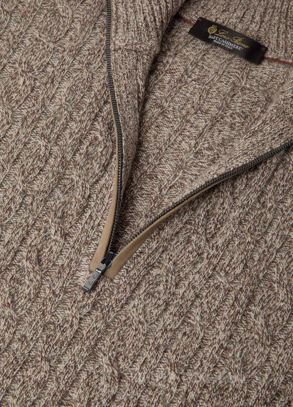 男士半高领针织衫 小羊绒