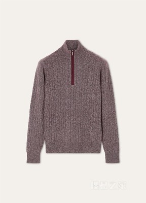 男士半高领针织衫 小羊绒